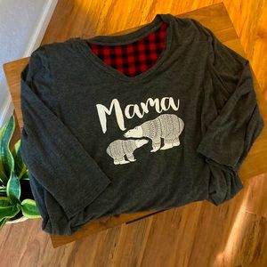 Latched Mama 3/4 Sleeve Nursing Top